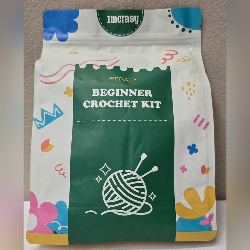 Imcrasy Learn To Crochet Kit For Beginners New Open Package